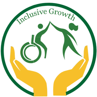 Inclusive Growth NGO Logo - Opportunity for All, Barrier to None